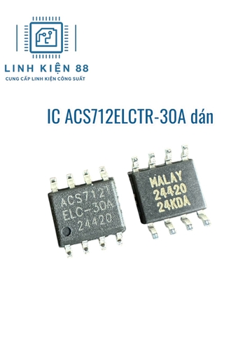 IC ACS712ELCTR-30A  ACS712ELCTR ACS712 dán Sop-8 mới chính hãng ALLEGRO