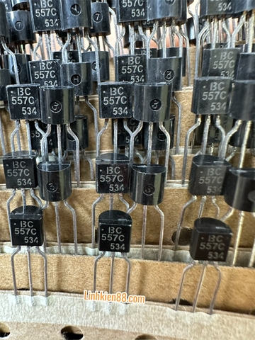 BC557 Transistor BC557 557 cắm mới chính hãng On ( 10con)