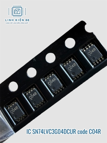 IC SN74LVC3G04DCUR VSSOP-8-0.5mm code C04R dán mới