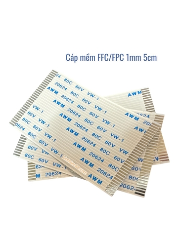 Cáp mềm thuận FFC/FPC 1mm 5cm mới