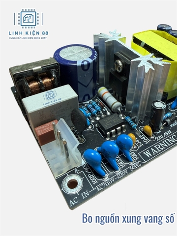 Bo nguồn xung vang số, mixer 5V, 48V,-+15V mới