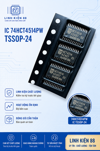 IC 74HC4514PW HC4514 dán TSSOP-24 mới