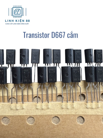 Transistor cắm B647 D667 2SB647 2SD667 mới chính hãng Hitachi chân đồng