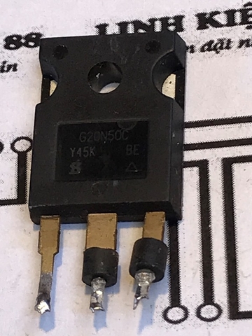 MOSFET G20N50C 20N50 20A 500V N-Channel TO247 (Tháo Máy)