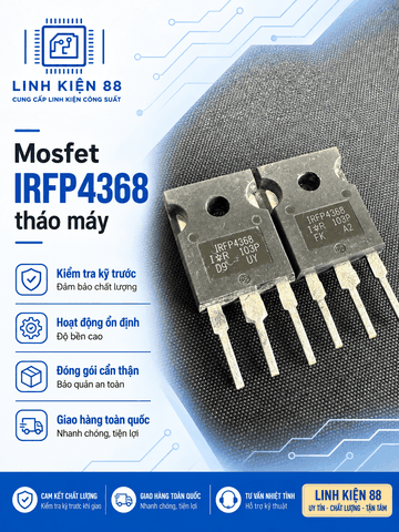Mosfet IRFP4368 4368 75A 195V To-247 tháo máy