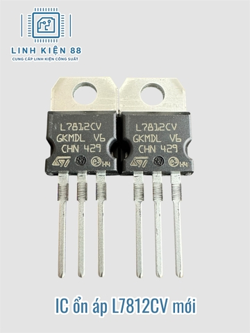 IC ổn áp L7812CV L7812 7812 To-220 mới chính hãng ST