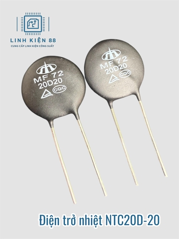 Điện trở nhiệt MF72 NTC20D-20 20D-20 mới chính hãng