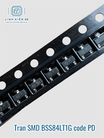 Mosfet SMD BSS84LT1G code PD dán Sot-23 mới ( dây 10 con)