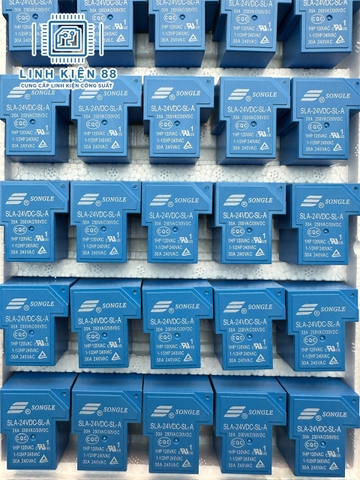 Relay 24VDC 30A 24V 4 chân mới Songle