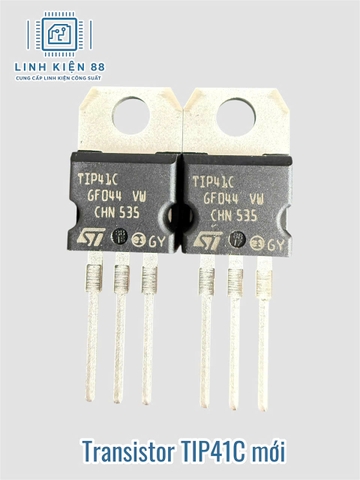Transistor TIP41C TIP41 6A 100V To-220 mới chính hãng ST