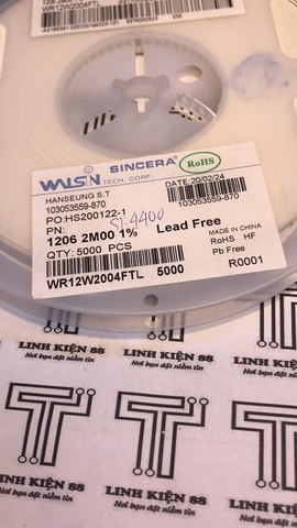 Điện trở dán 1206 510R 5% ( dây 50con)