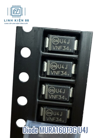 Diode MURA160T3G code U4J 2A 600V dán mới chính hãng ON