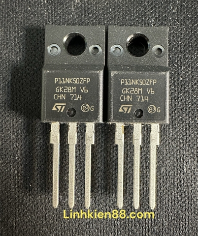 11NK50 P11NK50 Mosfet kênh N P11NK50Z 11NK50 11A 500V To-220 mới