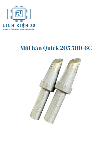 Mũi hàn Quick 205 500-6C mới chính hãng