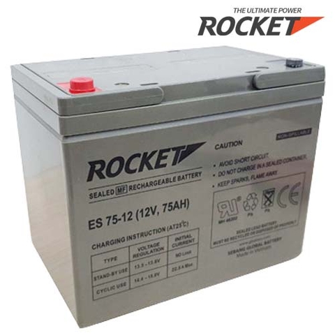 UPS ROCKET ES75-12, 12V-75AH