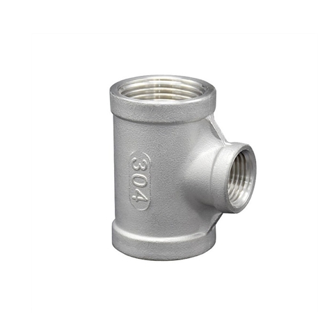 Tê giảm ren, inox, class 150