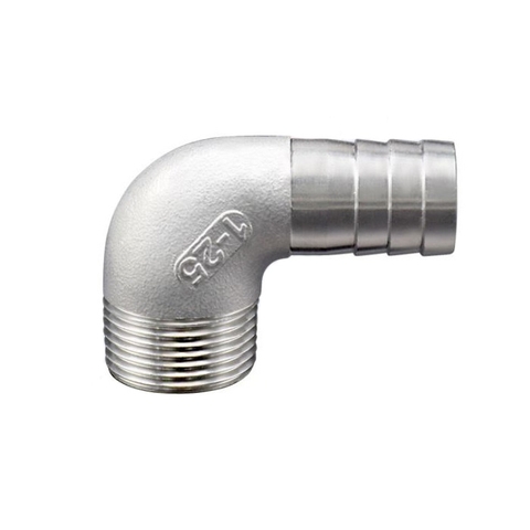 Co 90 độ ren ngoài-đuôi chuột, inox