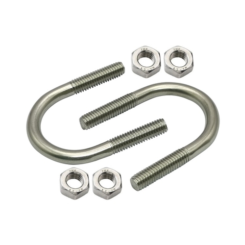Bu lông chữ U inox 304 (Cùm U / U-bolts)