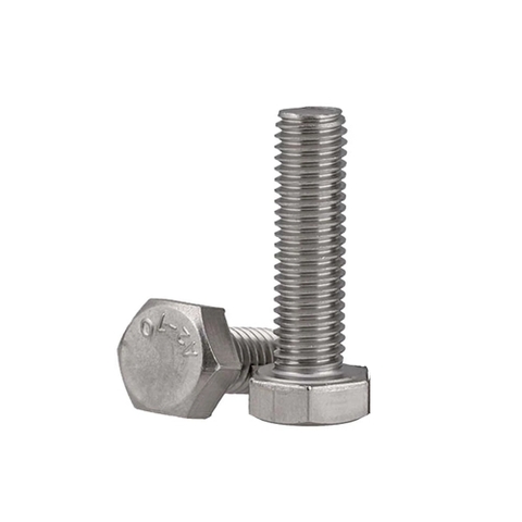 Bu lông inox 304 (A2-70), M20 - Ren suốt DIN 933