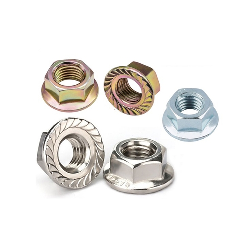 Đai ốc liền lông đền (Hex flange nut, tán khía)