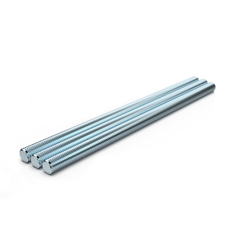 Ty ren mạ kẽm, M22 x 1m, 2m, 3m (Zinc plated threaded rod)