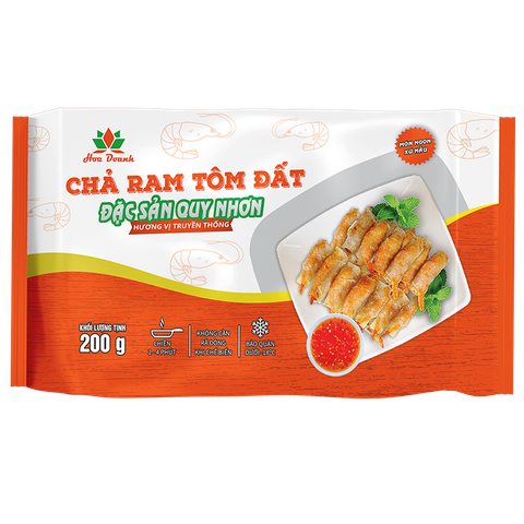 Chả Ram tôm đất Quy Nhơn Hoa Doanh 200g