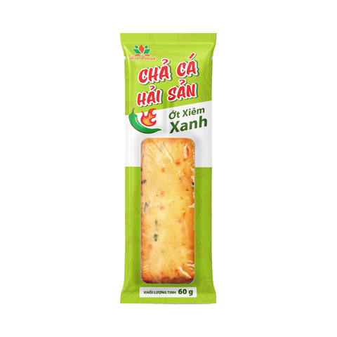 Chả cá hải sản Ớt xiêm xanh Hoa Doanh 60g