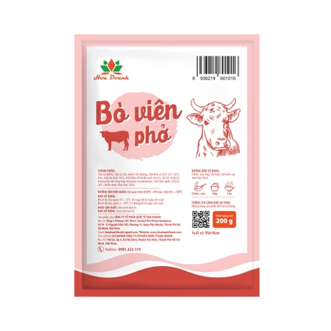 Bò Viên Phở Hoa Doanh 200g