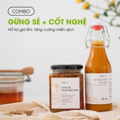 Combo Gừng sẻ + Cốt nghệ