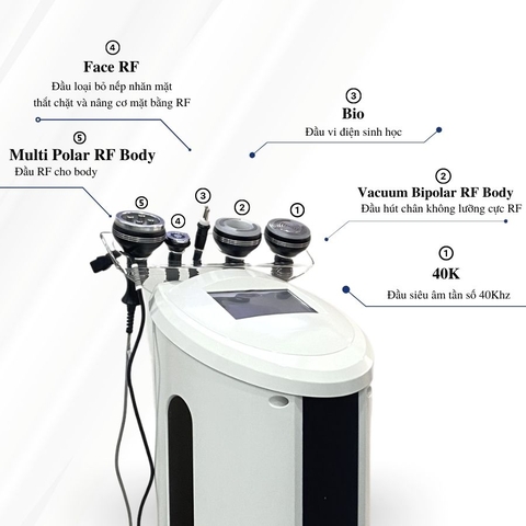 Máy giảm béo Cavitation kết hợp nâng cơ RF