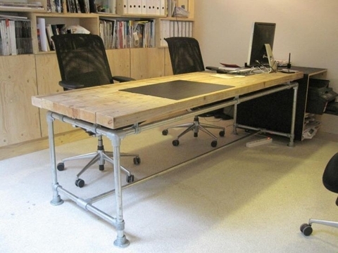 Hướng dẫn lắp bàn làm việc đơn giản bằng khớp nối cút nối ống thông minh