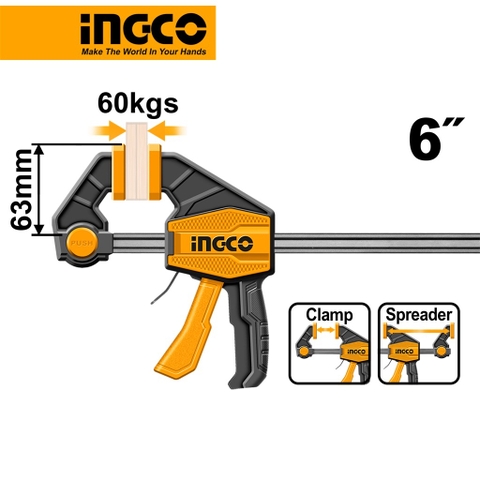 Kẹp nhanh INGCO HQBC01601 6