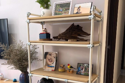Kệ sách phòng khách bằng khớp nối Era Tech