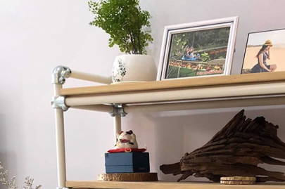 Kệ sách khớp nối chịu tải trọng lên đến hơn 500kg