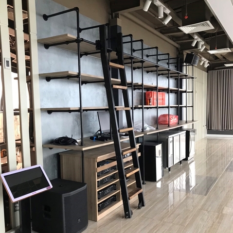 Kệ thang trượt KTT2423-KN25B Đen