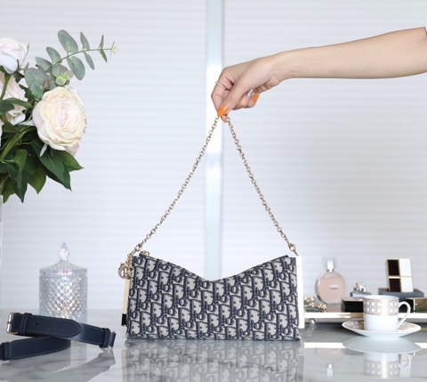 DIOR CLUB BAGBlue Dior Oblique Jacquard M2252OTZQ