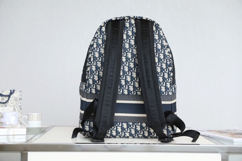 Dior DIORTRAVEL BACKPACK Blue Dior Oblique Jacquard M6104STZQ_M928
