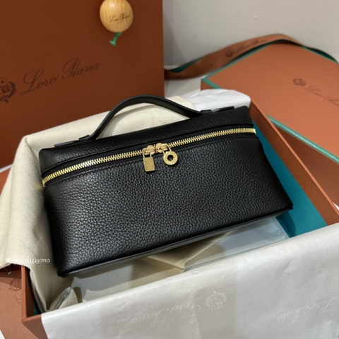 Loro Piana Extra Pocket L19 Grained Calfskin FAN4045 black (8000)