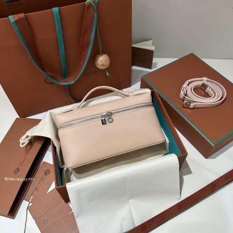 Loro Piana Extra Pocket L19 Grained Calfskin FAN4045 Bubble Gum (30DU