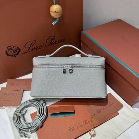 Loro Piana Extra Pocket L19 Grained Calfskin FAN4045 Eucalyptus (50BD