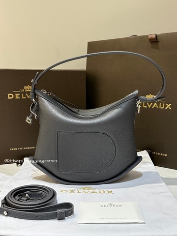 Delvaux Pin Swingin Taurillon Soft AA0601AQY gray