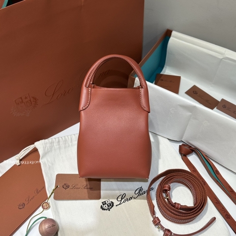 Loro Piana Micro Bale bag Smooth Calfskin FAN0807 Loro Piana Kummel (P500