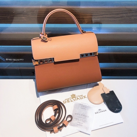 Delvaux Tempete small in Supple Calf Bi-Colour