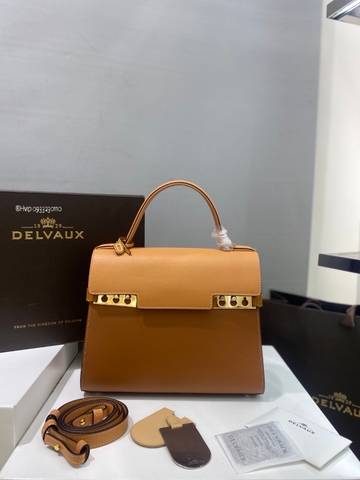Delvaux Tempete MM in Supple Calf Bi-Colour