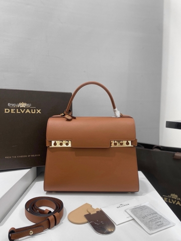 Delvaux Tempête MM in Silky Calf AA0611BQS Vegetal - Ivory