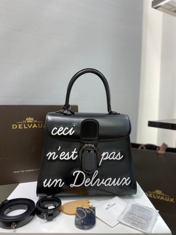 Delvaux L'Humour MM in Box Calf AA0661AAM099ZPN black