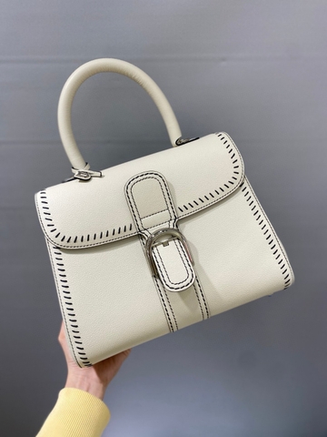 Delvaux Brillant MM Flywheel 2021 white