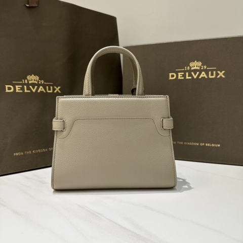 Delvaux Tempête Crush Small in Silky Calf AA0646BQS Sirocco
