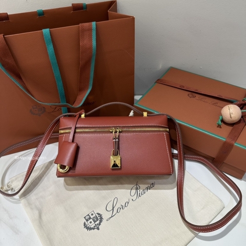 Loro Piana Extra Bag L19 Smooth Calfskin Deep Kummel (P08H)