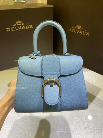 Delvaux Brillant Mini Rodeo Calfskin Azure
